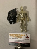 vintage 1982 Kenner STAR WARS complete 3 3/4 inch action figure C3PO w/ removable limbs & vinyl