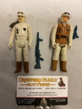 2 pc. Lot vintage 1980-81 Kenner STAR WARS ESB complete 3 3/4 inch action figures; HOTH REBEL