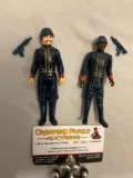 2 pc. lot vintage 1980-82 Kenner STAR WARS ESB complete 3 3/4 inch action figures; BESPIN SECURITY
