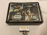 vintage KENNER Star Wars vinyl action figure storage collectors case w/ insert & racks
