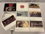 vintage 1977 THE STAR WARS PORTFOLIO paintings by Ralph McQuarrie sci-fi concept art prints w/