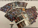 Large collection of over 500 mixed modern STAR TREK trading cards in binder sleeves