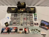 Mixed lot of vintage/ modern STAR WARS trading card game sets w/ retail display boxes