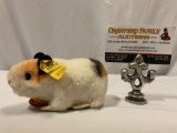 Vintage ORIGINAL STEIFF plush stuffed animal toy w/ tags, Germany, SWINNY Guinea Pig 2250/09