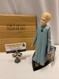 1991 Hamilton Gifts PRESENTS Star Trek TALOSIANS vinyl figure w/ stand, tag & mailer box