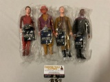 4 pc. lot of sealed APPLAUSE Star Trek DEEP SPACE NINE figures w/ tag, approx 8 x 3 in.