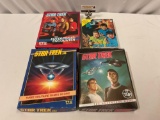 4 pc. lot of vintage STAR TREK West End Games & HG toys jigsaw puzzle in box.