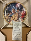 Large mixed lot of STAR TREK collectibles; collectors plates w/ COAs, ornaments, mugs, games & more.