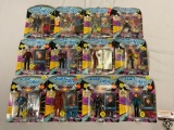 12 pc. Lot of Playmates STAR TREK the Next Generation action figures in sealed packages; Locutus,