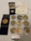 11 pc. lot of vintage/antique Presidential & other medals of distinction; medal of merit, Ronald