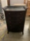 Very attractive solid wood mahogany finish hallway or living room chest of drawers