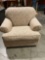 better quality custom easy chair w/ cherub design, very comfortable and like new