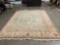 Stunning like brand new solid wool rug , light brown, blue, red . w/ excellent design see pics