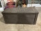 Outdoor covered garden tool box, like new see pics 25.5 X 60.5x 28