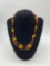 Very fine quality authentic fossil amber necklace of different colors