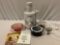 Jack La Leanne?s Power Juicer w/ attachments and booklets, tested/working