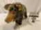 RARE mid-century vintage ORIGINAL STEIFF stuffed animal toy w/ 2 tags, made in Germany, WILD BOAR