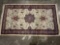 Vintage Wool Rug, Shows Some Wear and Has Been Repaired