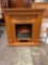 Electronic 1500/750 watt fireplace hearth heater all lights up, Adjustable flame