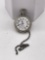 Antique 1918 Elgin ladies pocket watch , size 3/0s, 7j, open face w/ silver plate case