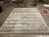 Like new Safavieh Milan shag rug , grey made in Turkey / 8X10