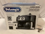 DeLonghi Coffee Center BCO-120T in SEALED box, approx 19 x 13 x 16 in.