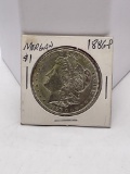 1886 silver Morgan dollar in gradable condition see pics