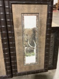Pair of African themed prints Safari babies, Elephant and giraffe , by PM FitzPatrick