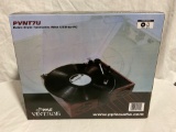 NIB Pyle Vintage Retro Style Turntable w/ USB to PC