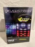 New Pyle Flashvibe Stereo/Karaoke System w/ Battery, Mic, MP3, and Lights