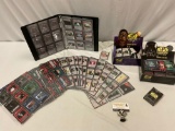 Huge collection of STAR WARS Customizable Card Game gaming cards in binder sleeves & retail display