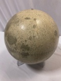 vintage Rand McNally 12 Inch Lunar Globe w/ plastic stand