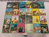 24 pc. lot of mid century vintage / modern LITTLE GOLDEN BOOKS in used condition; Walt Disney,