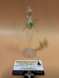 Vintage Walt Disney Peter Pan TINKER BELL character handmade glass sculpture art piece
