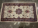 Vintage Wool Rug, Shows Some Wear and Has Been Repaired