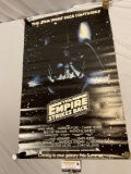 Vintage 1983 STAR WARS the Empire Strikes Back movie poster, The Saga Continues, approx 22 x 34 in.