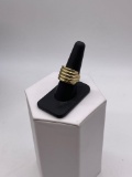 Larger 14 K gold ring size 8.5. Total weight is 6.1 g