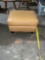 Tan leather foot stool /ottoman