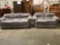 Gray microfiber sofa and loveseat combination, made by Stanton international, Tualitan Oregon