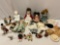Large mixed lot of vintage dolls / ethnic figure art, doll hats, see pics.