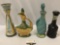 4 pc. Lot of vintage BEAM whiskey bottle decanters, Seattle Worlds Fair, see pics.