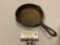 vintage WAGNER WARE cast iron skillet, approx 7 x 10 x 1.5 in.
