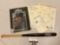 2 pc. lot of MLB Major League Baseball collectibles; Colorado Rockies mini wood bat, 2001 All Star