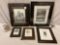 6 pc. lot of nice picture frames; Aaron Brothers & more, approx 16 x 19 in. largest.