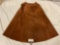 Ladies Apostrophe pig split leather skirt, approx 31 x 40 in. Size Small 8-10.