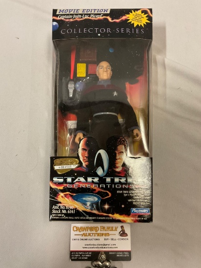 Playmates STAR TREK Generations Collector Series Captain Jean-Luc Picard numbered doll in sealed box