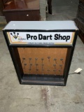 Pro dart shop lighted display box/needs new bulb/ 30X 23.5X 7.5