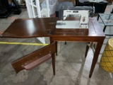 Vintage JCPenney?s electric sewing machine With cabinet. Tested and working