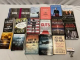 17 pc. lot of books; non-fiction, UFOs, military operations, history & more.