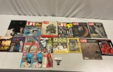 17 pc. mixed lot of vintage magazines; TIME, LIFE, TV GUIDE, NASA moon landing, The Beatles +